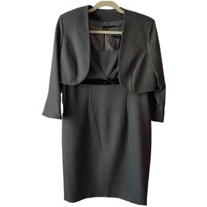 Madison Leigh Sleeveless‎ Dress with Cropped Jacket    Sz 8P